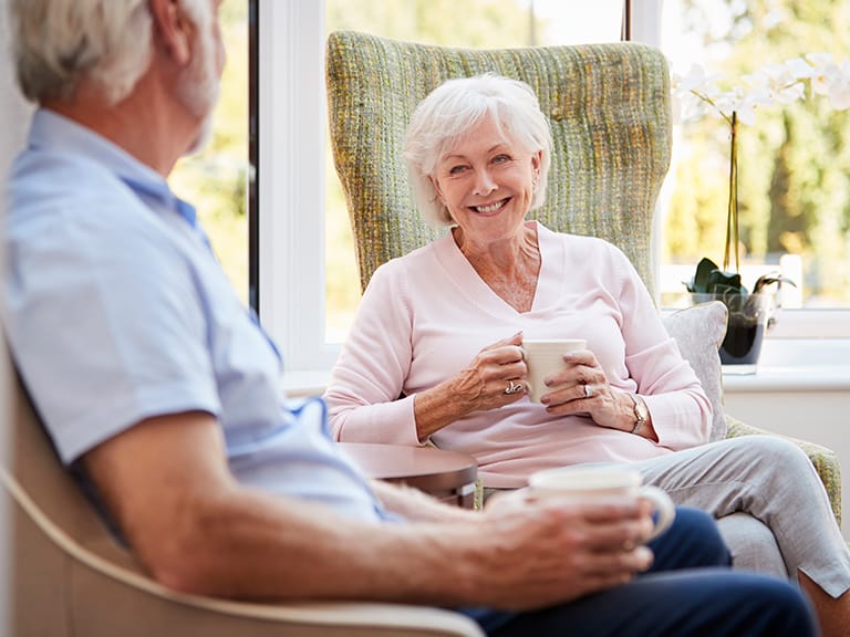 Woman in Senior Housing