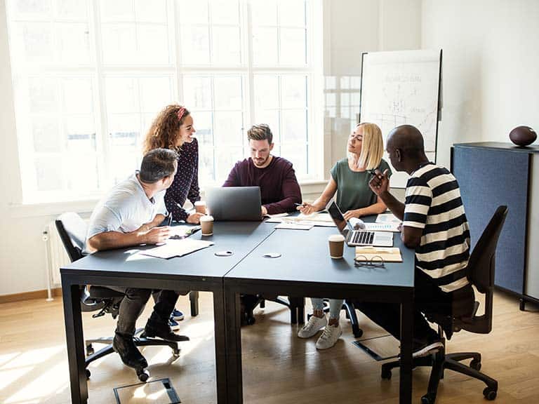 designers working together in an office